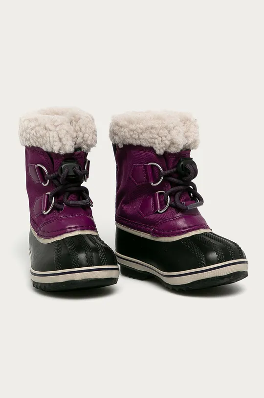 Sorel - Παιδικές μπότες χιονιού Childrens Yoot Pac μωβ