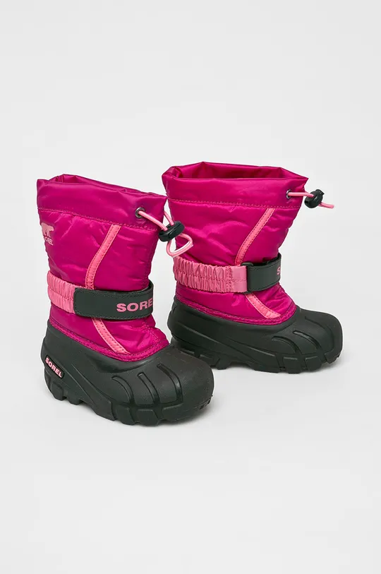 Sorel - Дитячі черевики Childrens Flurry фіолетовий