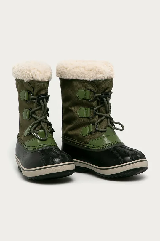 Sorel Παιδικές μπότες χιονιού Yoot Pac Nylon πράσινο