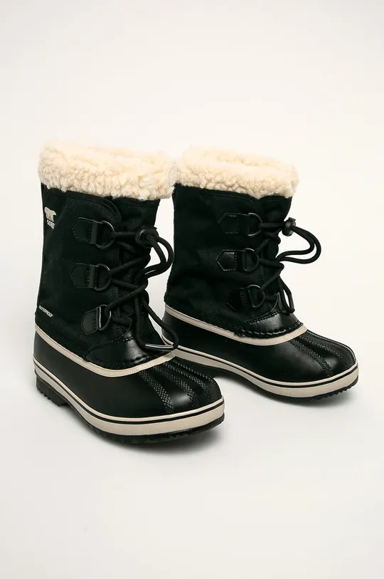 crna Sorel Dječje cipele za snijeg Yoot Pac Nylon Za djevojčice