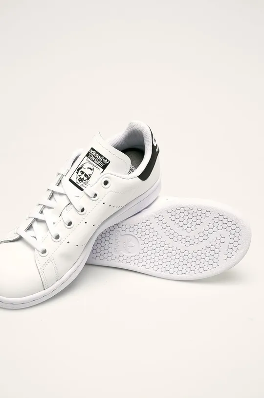 biały adidas Originals - Buty dziecięce Stan Smith J EE7570