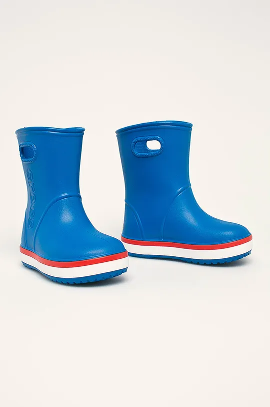 Crocs - Дитячі гумові чоботи блакитний