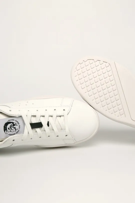 λευκό Diesel - Δερμάτινα παπούτσια