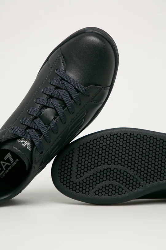 темно-синій EA7 Emporio Armani - Шкіряні черевики