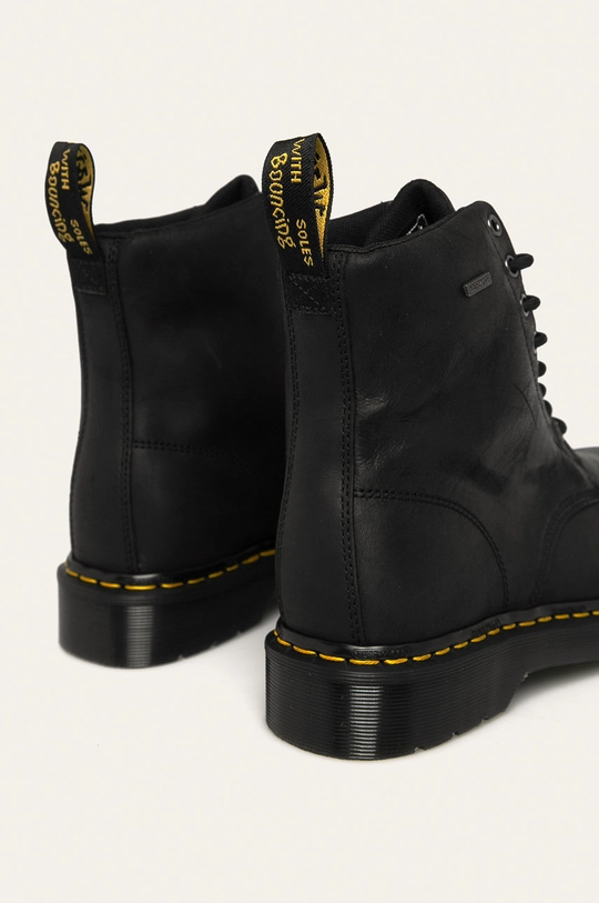 czarny Dr. Martens workery skórzane 1460 WP