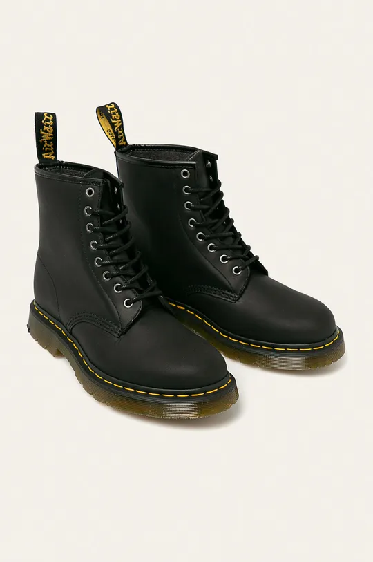 Dr. Martens Кожени кубинки 1460 черен