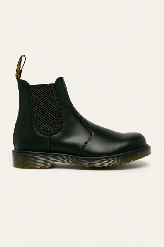 black Dr. Martens leather chelsea boots Men’s