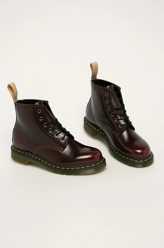 Dr. Martens - Vegánske workery burgundské