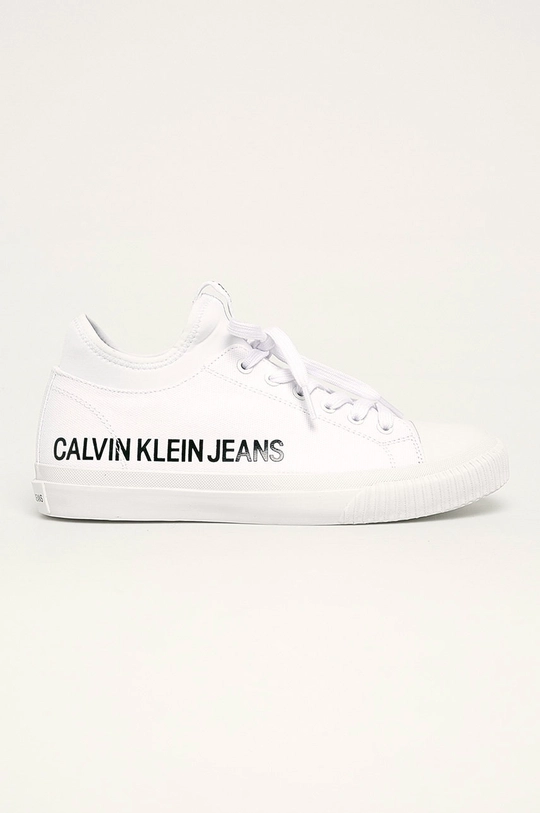 biały Calvin Klein Jeans - Tenisówki S0114 Męski