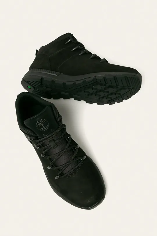 μαύρο Timberland - Δερμάτινα παπούτσια Sprint Trekker