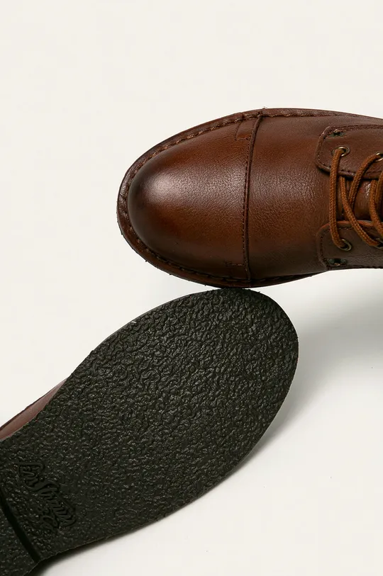 hnedá Levi's - Kožená obuv