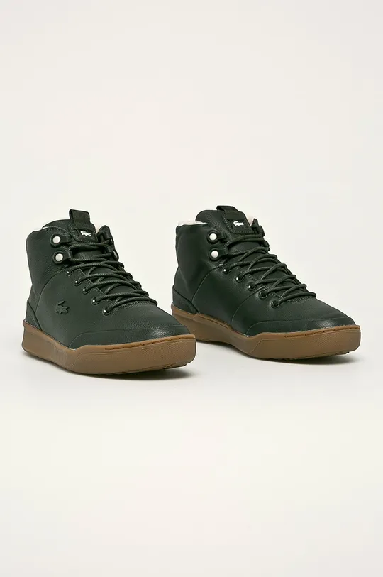 Lacoste - Členkové topánky zelená