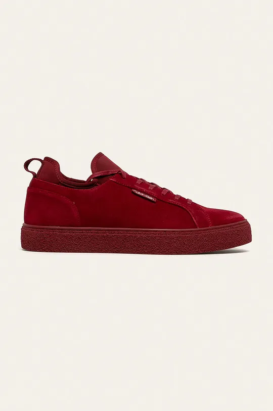 červená Calvin Klein - Kožená obuv Pánsky