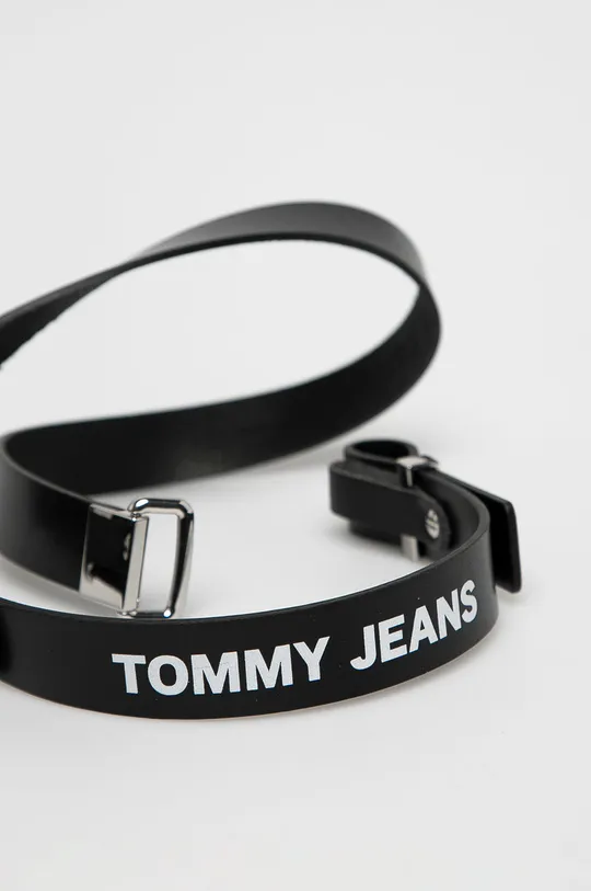 Tommy Jeans - Kožený opasok  Základná látka: Prírodná koža