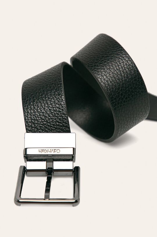 čierna Calvin Klein - Kožený opasok (2 pak)