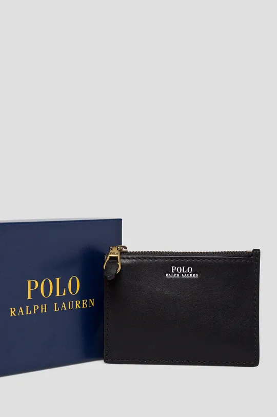 čierna Polo Ralph Lauren - Kožená peňaženka