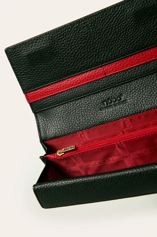 Nobo - Kožená peňaženka čierna