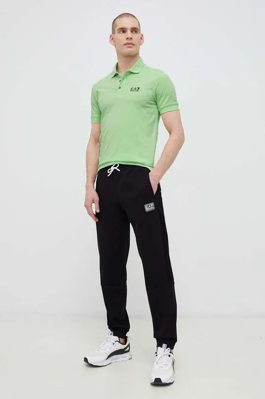 EA7 Emporio Armani polo zielony