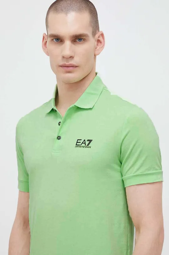 zelena EA7 Emporio Armani Polo majica