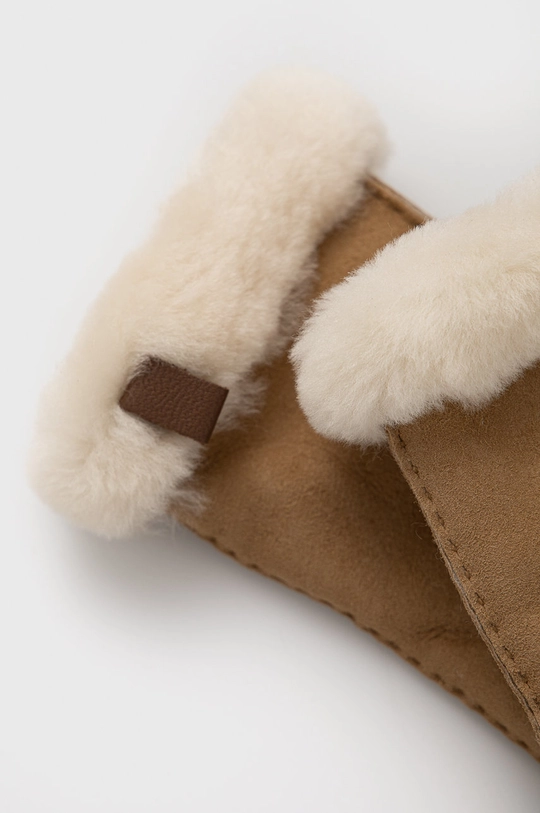 Замшеві рукавички UGG коричневий