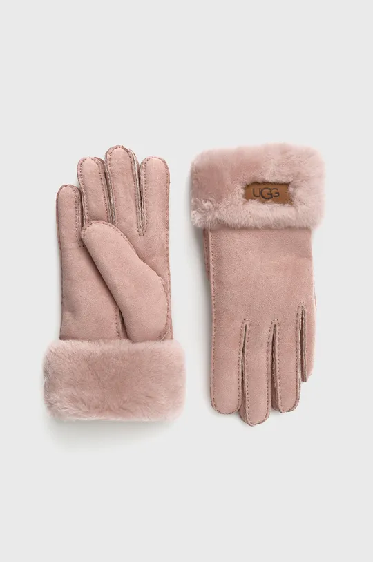 рожевий Замшеві рукавички UGG Жіночий