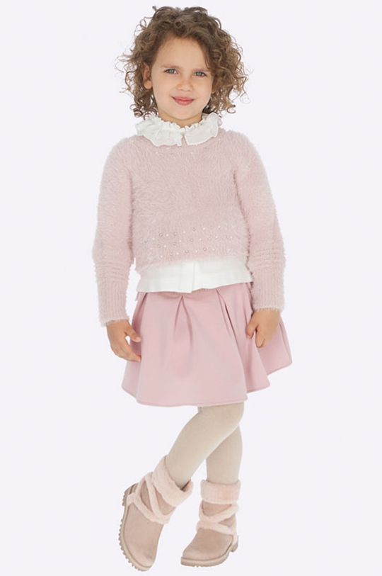 pastelová ružová Mayoral - Dievčenská sukňa 92 - 134 cm Dievčenský
