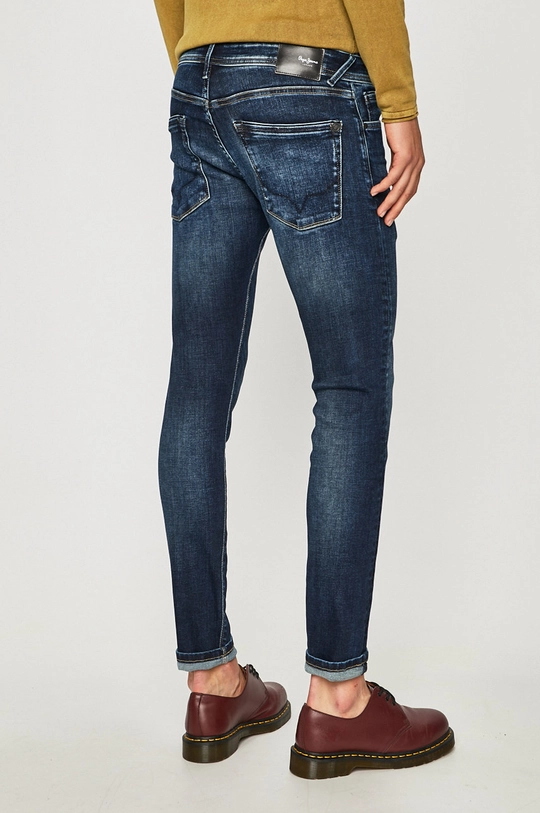 Pepe Jeans - Jeansy 93 % Bawełna, 7 % Elastan, Inne materiały: 35 % Bawełna, 65 % Poliester