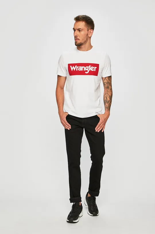 Wrangler - τζιν παντελόνι μαύρο