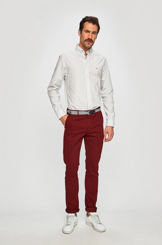 Scotch & Soda – Nohavice burgundské