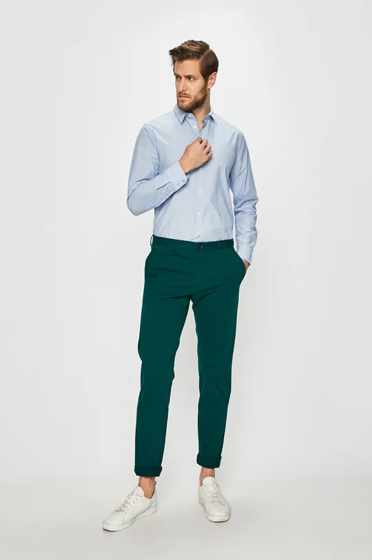 Tommy Hilfiger Tailored - Nohavice zelená