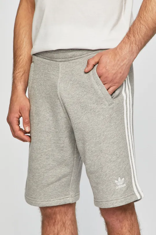 grigio adidas Originals pantaloncini in cotone Uomo