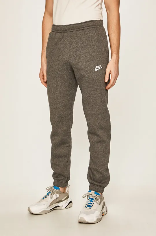 szary Nike Sportswear - Spodnie Męski