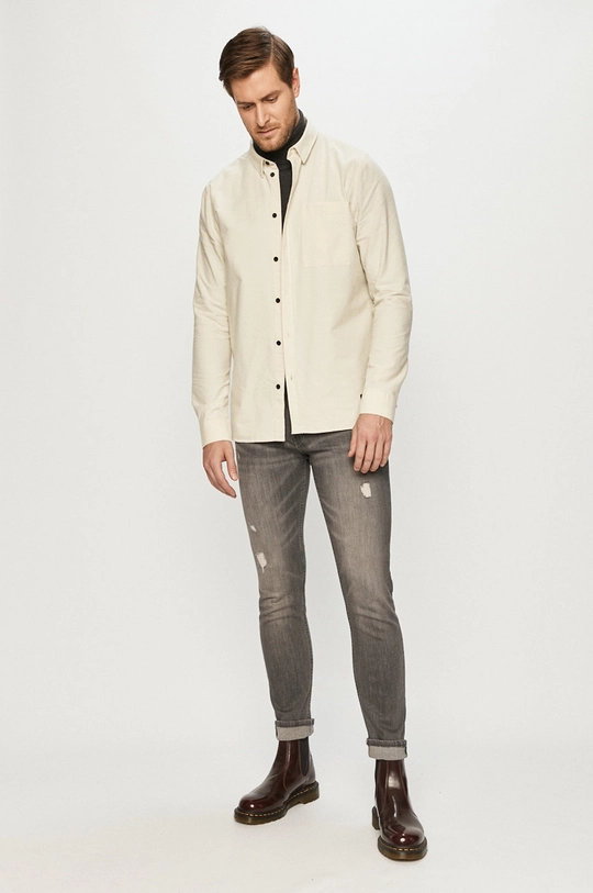 Jack & Jones - Sweter 12157417 szary