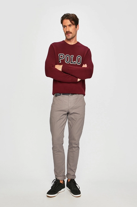 Polo Ralph Lauren - Sveter burgundské