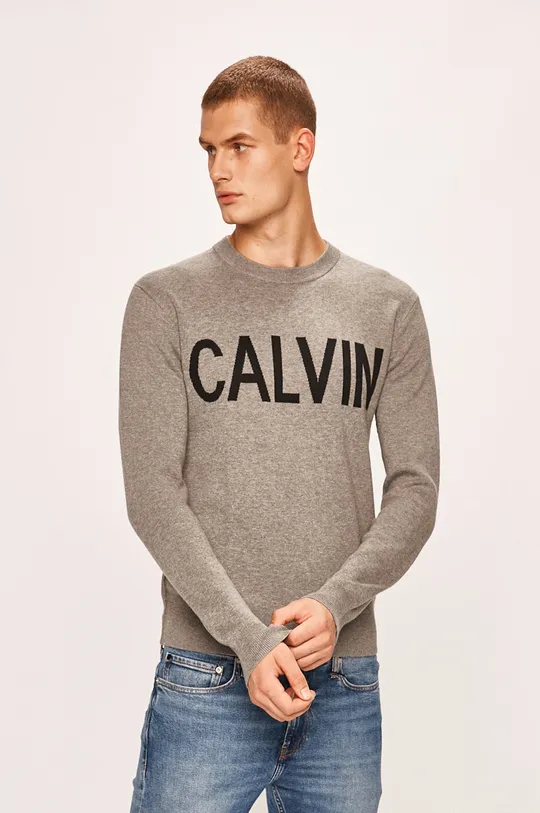 sivá Calvin Klein Jeans - Sveter