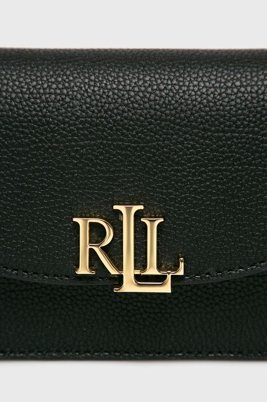 Lauren Ralph Lauren - Kožená kabelka černá