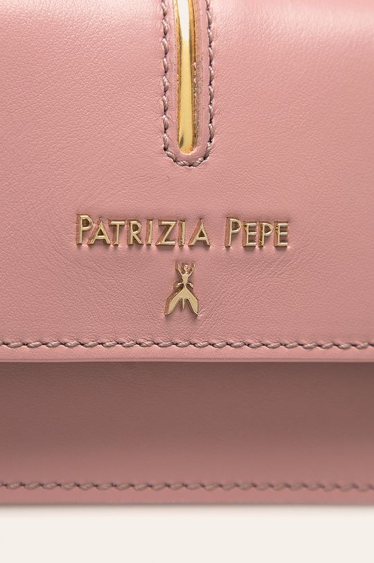 Patrizia Pepe - Borseta de piele roz rosu