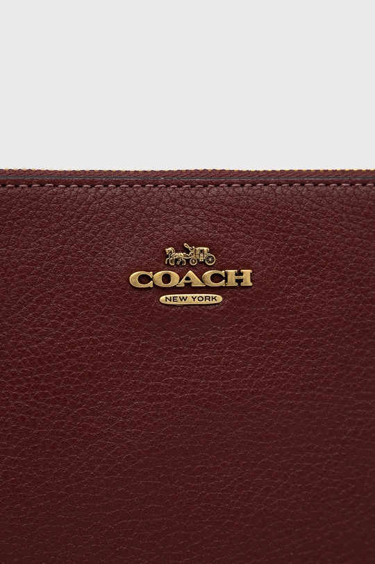 Coach - Кожаная сумка бордо