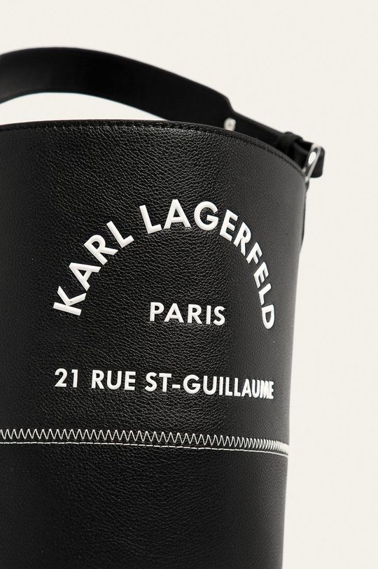 Karl Lagerfeld - Poseta de piele negru