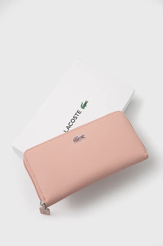 różowy Lacoste portfel