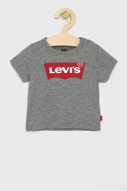 szary Levi's - T-shirt dziecięcy 62-98 cm Chłopięcy