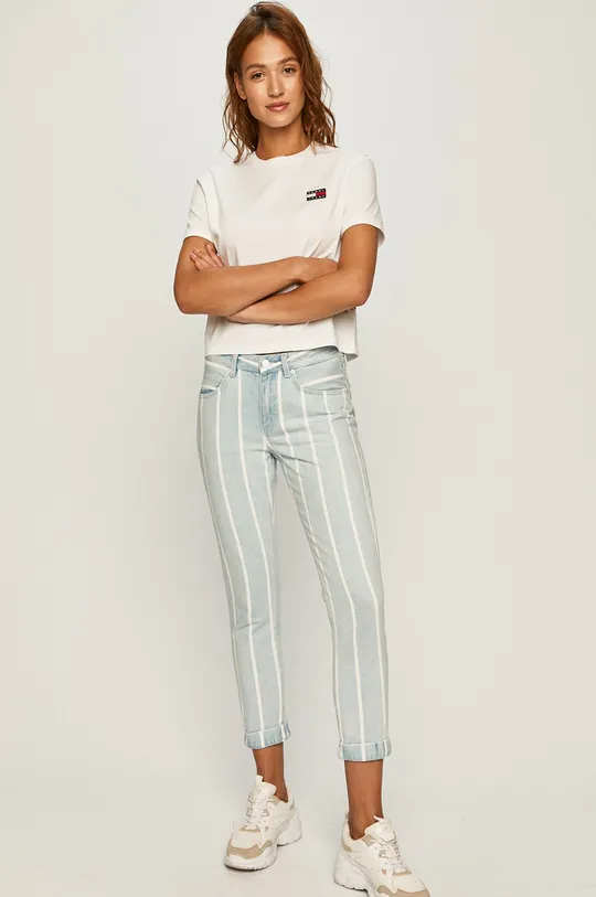 Tommy Jeans - Tričko biela