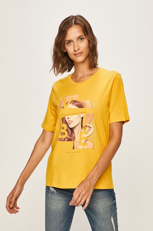 sárga Only - T-shirt Női