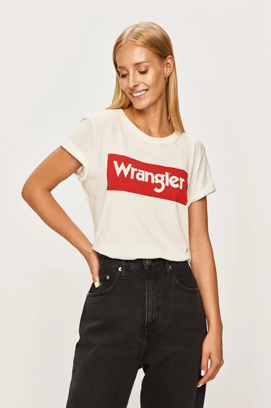 fehér Wrangler - T-shirt Női