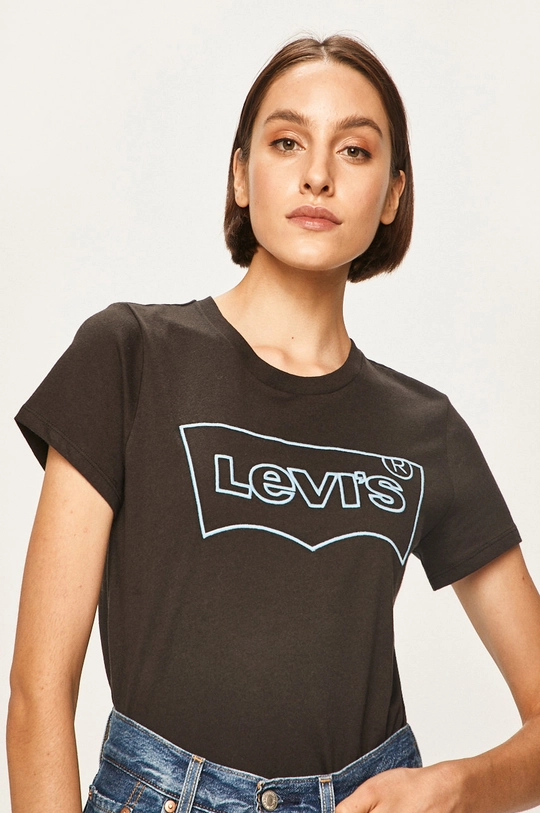 fekete Levi's - T-shirt Női