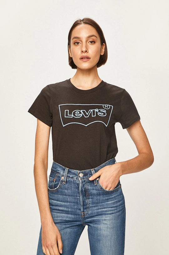 fekete Levi's - T-shirt