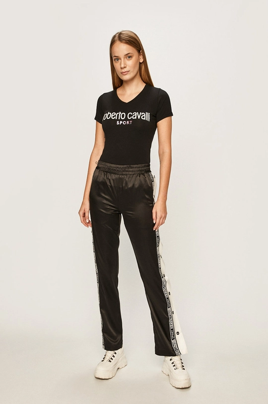 Roberto Cavalli Sport - T-shirt czarny