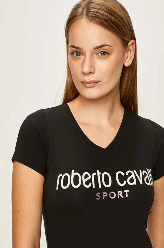 чорний Roberto Cavalli Sport - Футболка