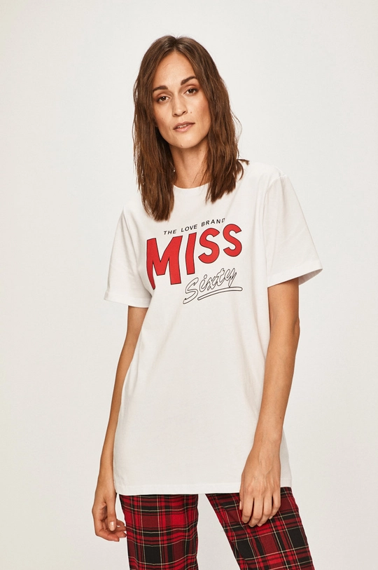 biały Miss Sixty - T-shirt Damski