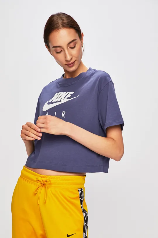fialová Nike Sportswear - Tričko Dámsky